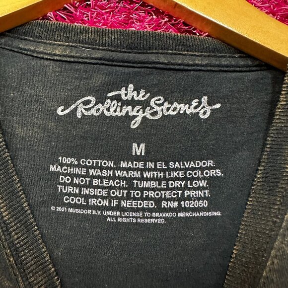The Rolling Stones Around the World Mineral Wash tee Med - Picture 4 of 5